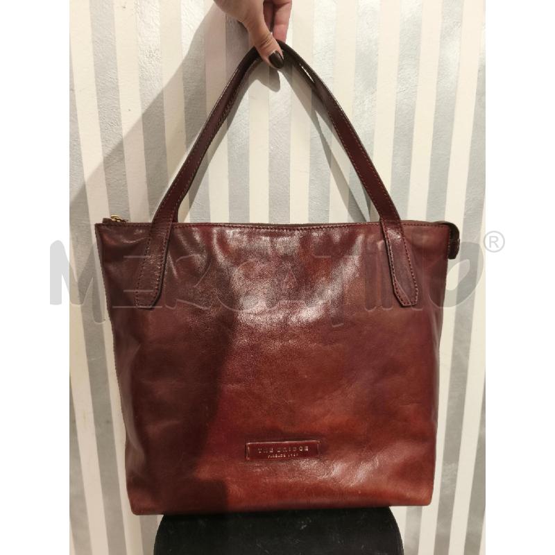 BORSA DONNA THE BRIDGE PELLE MARRONE | Mercatino dell'Usato Campobasso 1