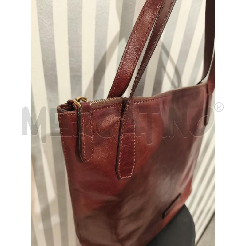 BORSA DONNA THE BRIDGE PELLE MARRONE | Mercatino dell'Usato Campobasso 4