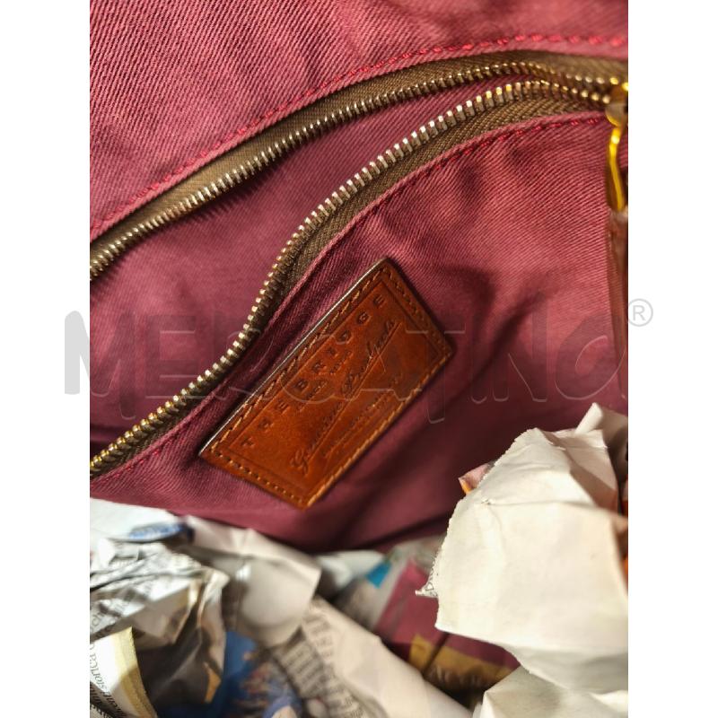 BORSA DONNA THE BRIDGE PELLE MARRONE | Mercatino dell'Usato Campobasso 5