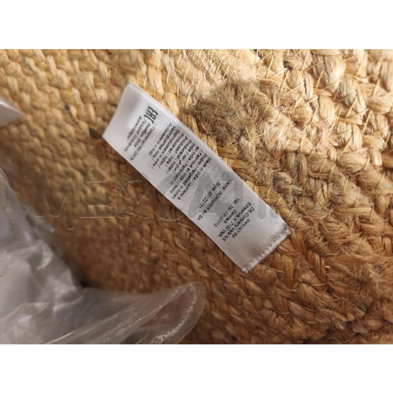 BORSA DONNA TIP PAGLIA BEIGE INDACO E ROSA | Mercatino dell'Usato Campobasso 5