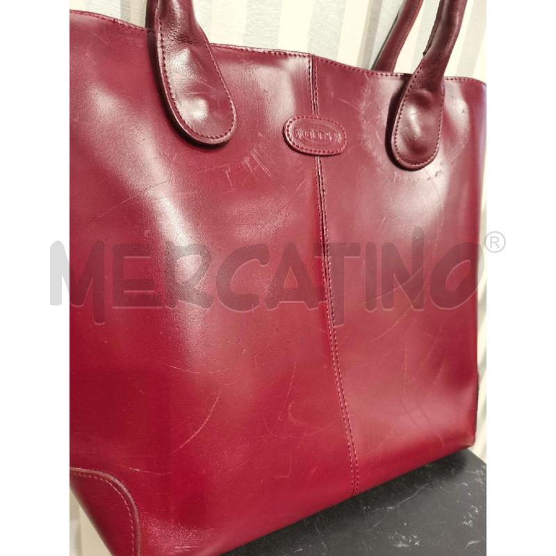 BORSA DONNA TOD'S ROSSA DA RIV GRAFFI | Mercatino dell'Usato Campobasso 3