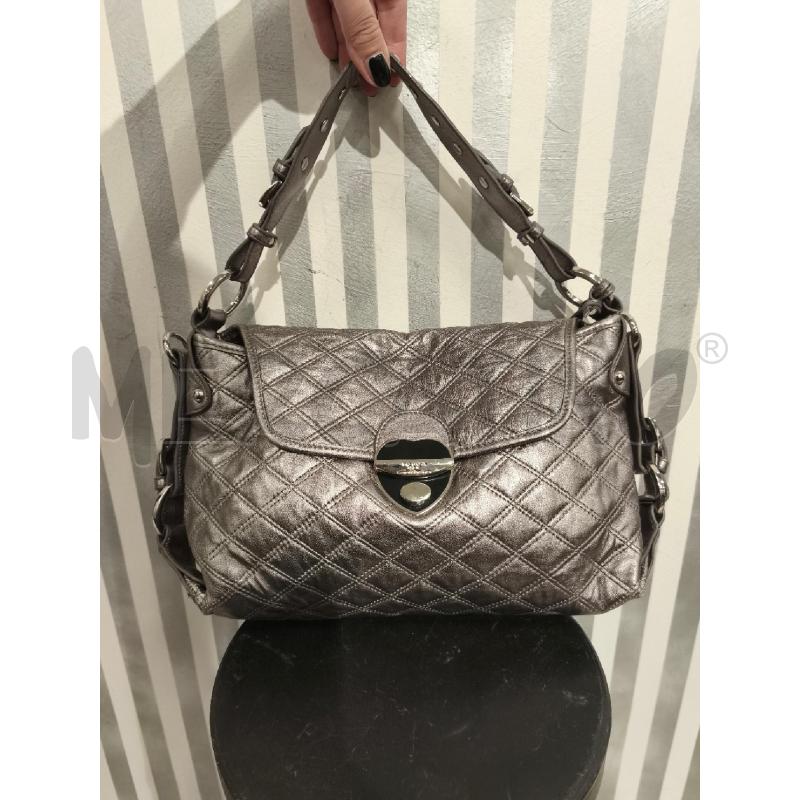 BORSA DONNA TOSCA BLU GRIGIO METALLIZZATO | Mercatino dell'Usato Campobasso 1