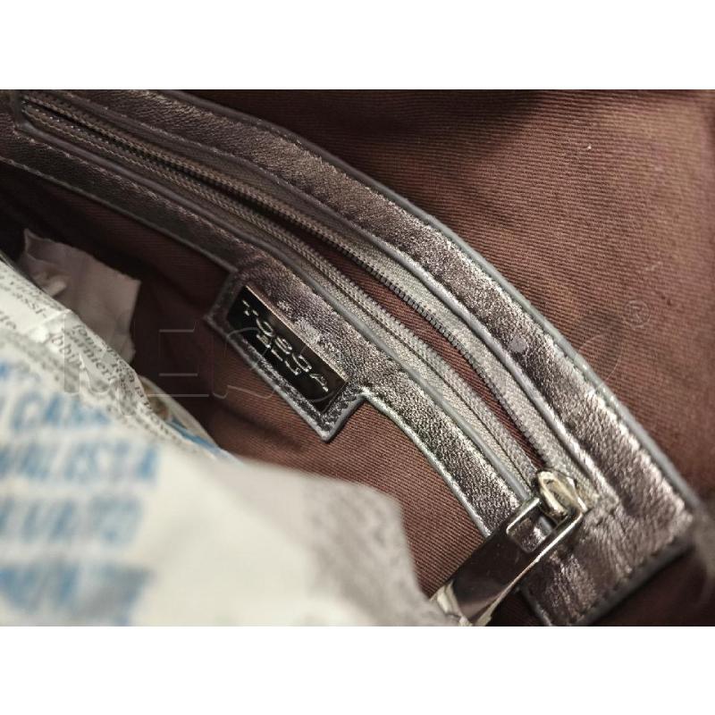 BORSA DONNA TOSCA BLU GRIGIO METALLIZZATO | Mercatino dell'Usato Campobasso 5