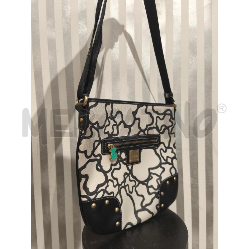 BORSA DONNA TOUS PANNA NERA PIATTA | Mercatino dell'Usato Campobasso 1