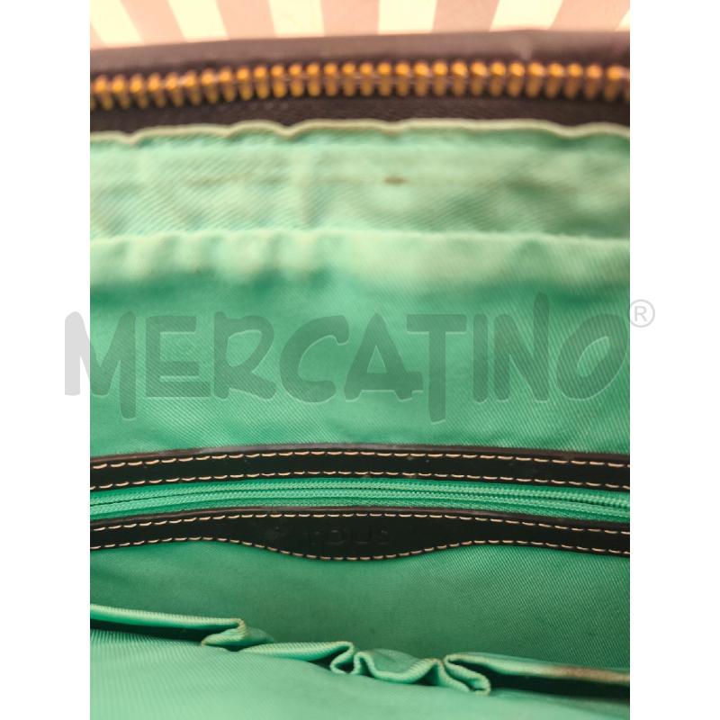 BORSA DONNA TOUS PANNA NERA PIATTA | Mercatino dell'Usato Campobasso 5
