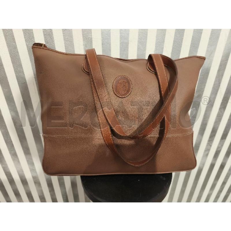 BORSA DONNA TRUSSARDI MARRONCINA CON POCHETTE | Mercatino dell'Usato Campobasso 1