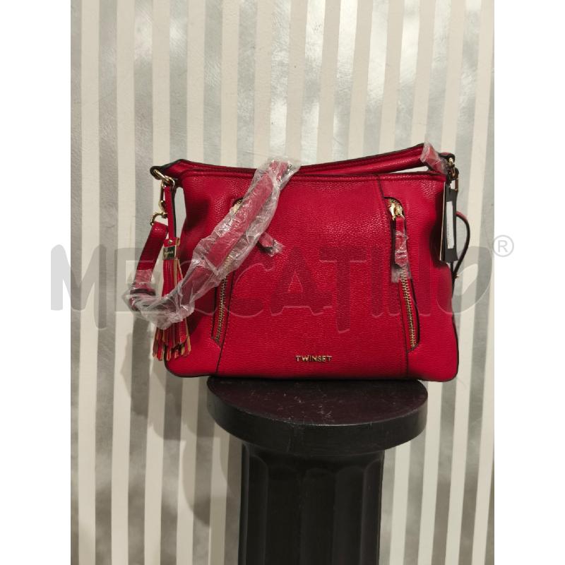 BORSA DONNA TWIN SET ROSSA NUOVA | Mercatino dell'Usato Campobasso 1