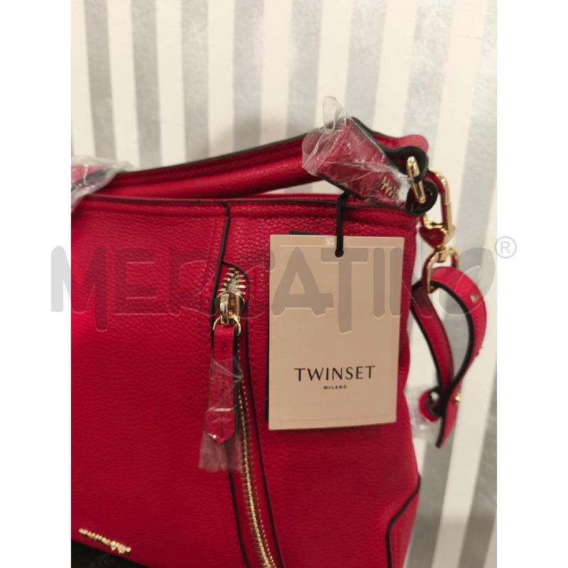 BORSA DONNA TWIN SET ROSSA NUOVA | Mercatino dell'Usato Campobasso 2