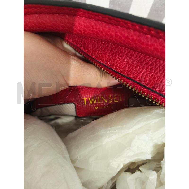 BORSA DONNA TWIN SET ROSSA NUOVA | Mercatino dell'Usato Campobasso 5