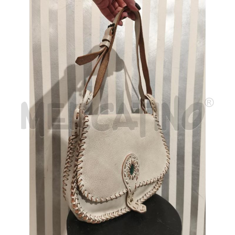 BORSA DONNA VALENTINO GARAVANI PELLE PANNA | Mercatino dell'Usato Campobasso 1