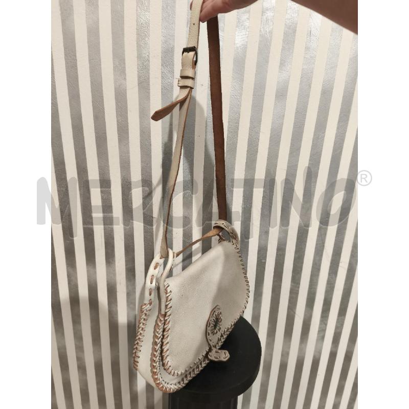 BORSA DONNA VALENTINO GARAVANI PELLE PANNA | Mercatino dell'Usato Campobasso 4