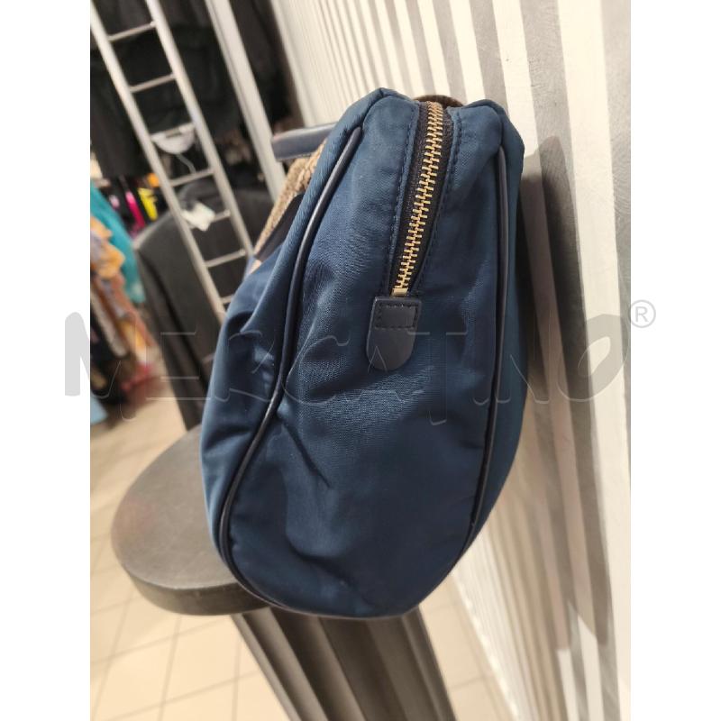 BORSA D BORBONESE A MANO BLU SCURO ZIP | Mercatino dell'Usato Campobasso 3