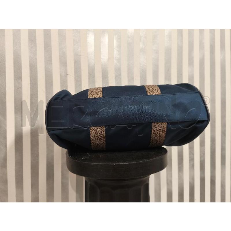 BORSA D BORBONESE A MANO BLU SCURO ZIP | Mercatino dell'Usato Campobasso 4