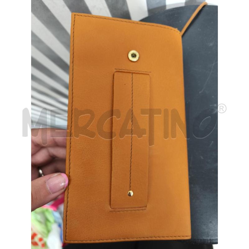 BORSELLO MAZZINI PELLE ARANCIO | Mercatino dell'Usato Campobasso 4