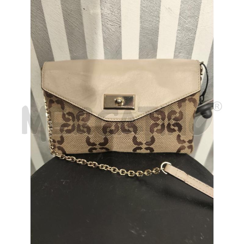 BORSETTA DONNA COCCINELLE BEIGE CHIUSURA DORATA | Mercatino dell'Usato Campobasso 1
