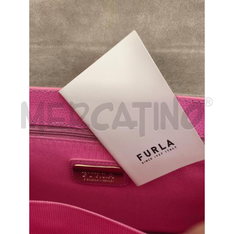 BORSETTA DONNA FURLA NUOVA ROSA E DORATA | Mercatino dell'Usato Campobasso 5