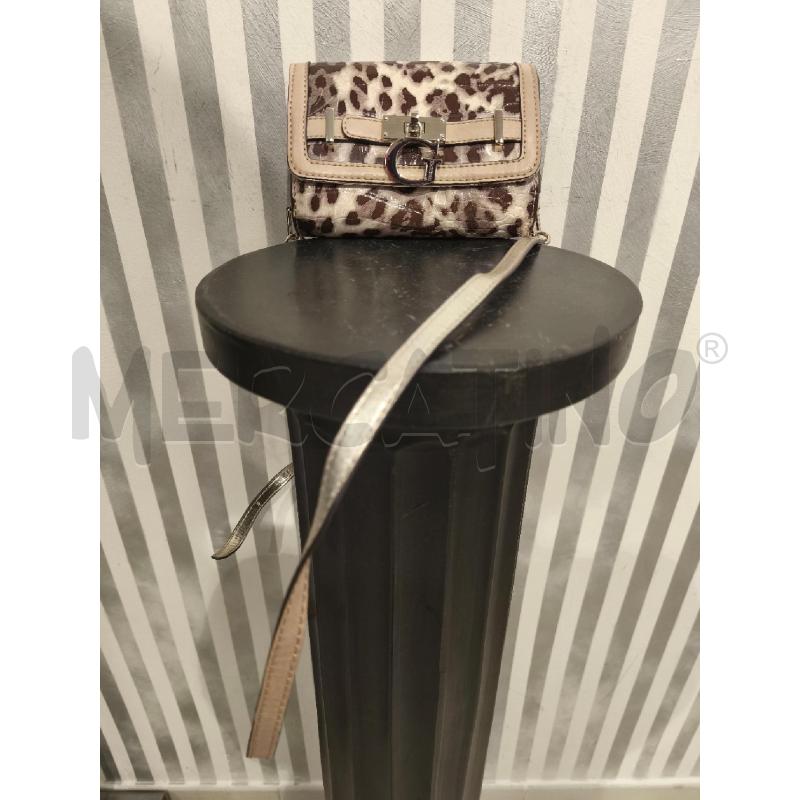 BORSETTA DONNA GUESS BEIGE MACULATA | Mercatino dell'Usato Campobasso 1