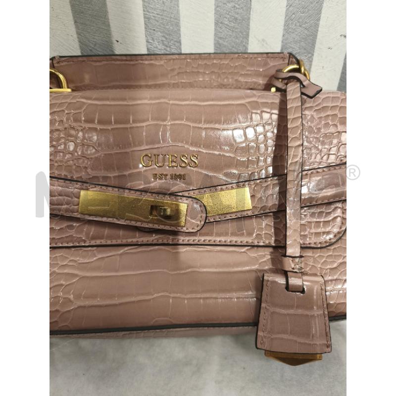 BORSETTA DONNA GUESS BEIGE TIP CROCO | Mercatino dell'Usato Campobasso 2