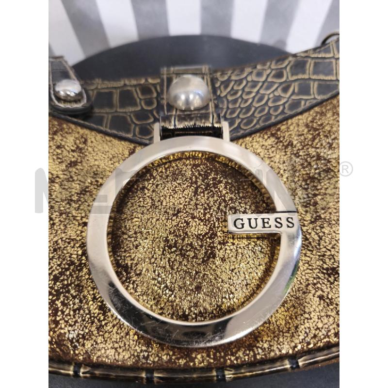 BORSETTA DONNA GUESS DORATA E MARRONE | Mercatino dell'Usato Campobasso 2
