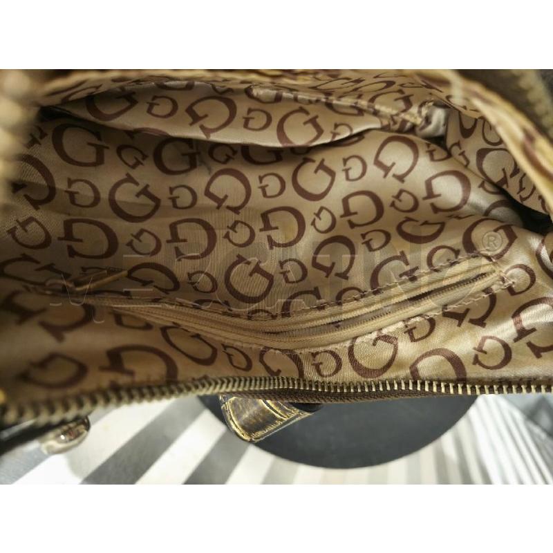 BORSETTA DONNA GUESS DORATA E MARRONE | Mercatino dell'Usato Campobasso 5