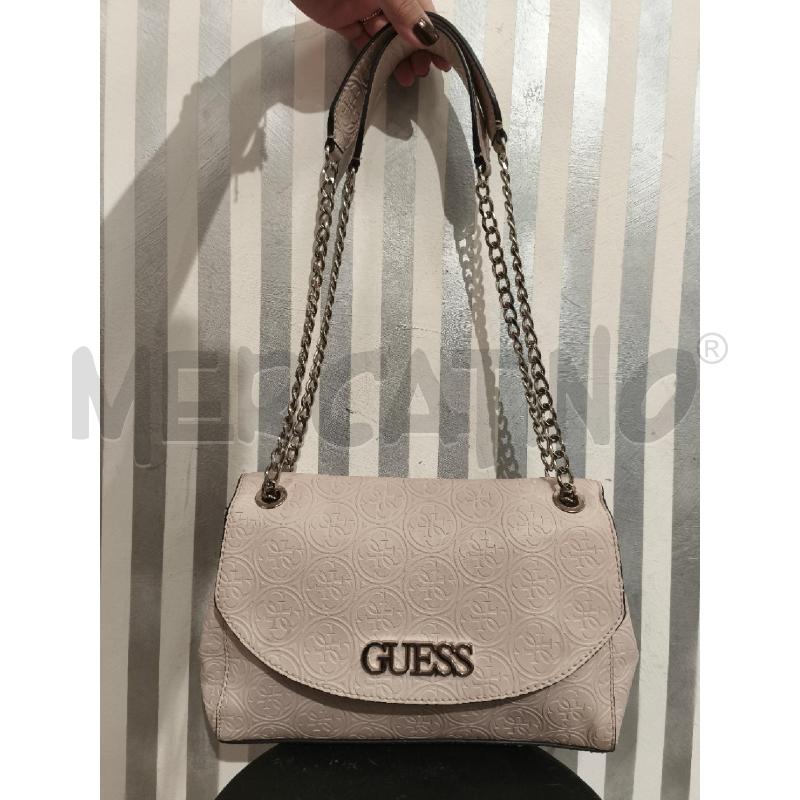 BORSETTA DONNA GUESS ROSA ANTICO INCISIONI | Mercatino dell'Usato Campobasso 1