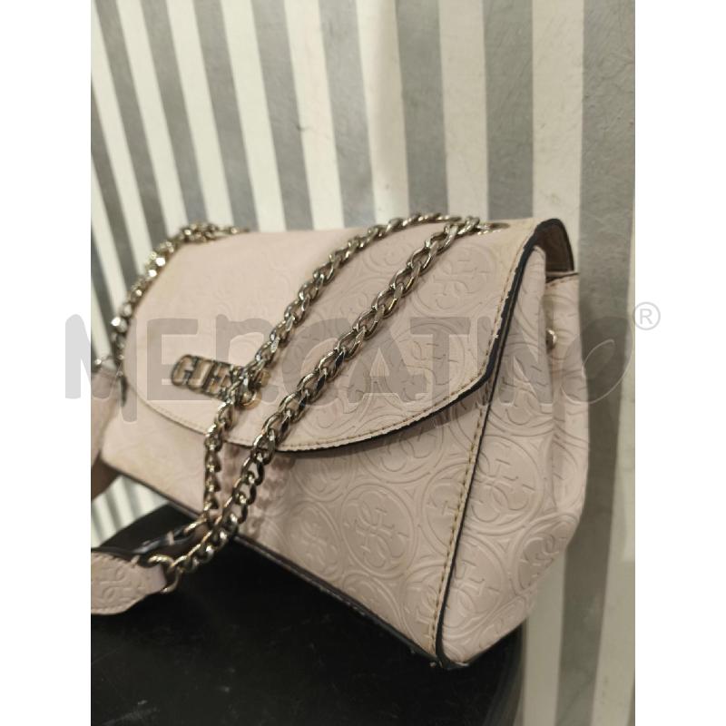 BORSETTA DONNA GUESS ROSA ANTICO INCISIONI | Mercatino dell'Usato Campobasso 2