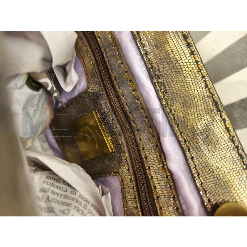 BORSETTA DONNA JUST CAVALLI DORATA NUOVA | Mercatino dell'Usato Campobasso 5
