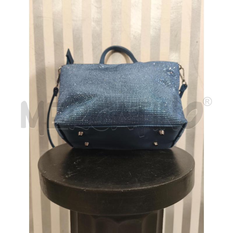 BORSETTA DONNA MC2 SAINT BARTH GLITTERATA AZZURRA | Mercatino dell'Usato Campobasso 3