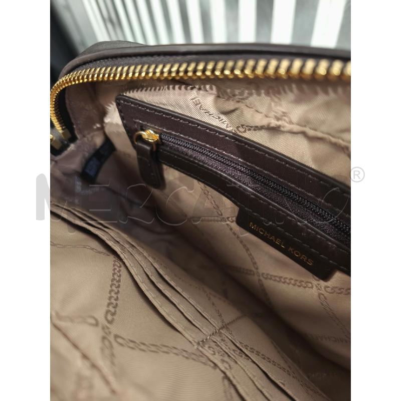 BORSETTA DONNA MICHAEL KORS MARRONE E DORATA | Mercatino dell'Usato Campobasso 5