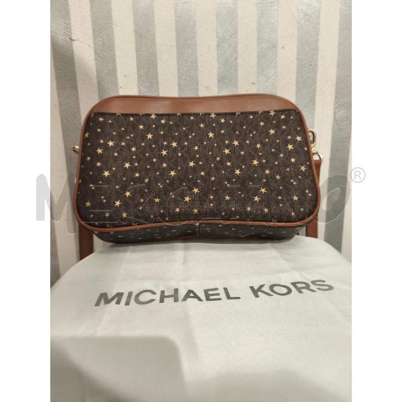 BORSETTA DONNA MICHAEL KORS MARRONE STELLINE | Mercatino dell'Usato Campobasso 3
