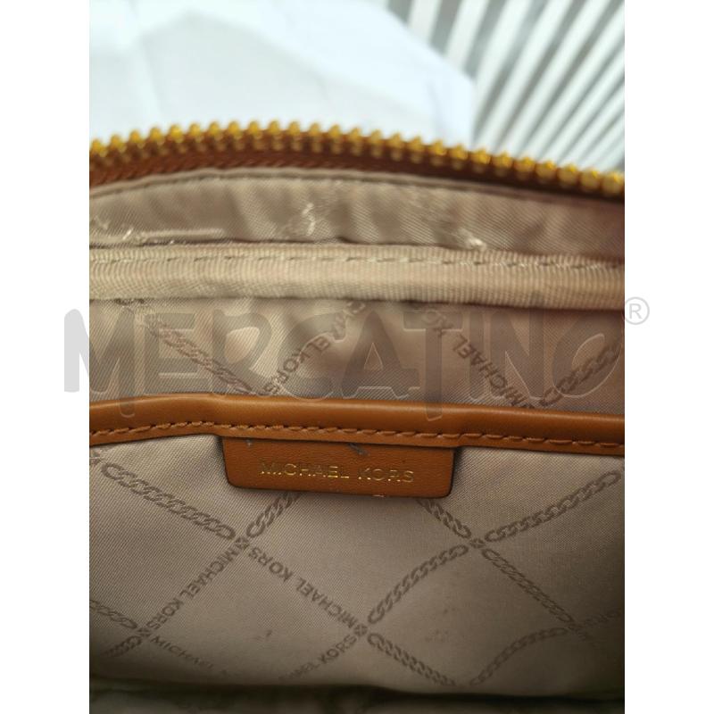 BORSETTA DONNA MICHAEL KORS MARRONE STELLINE | Mercatino dell'Usato Campobasso 4