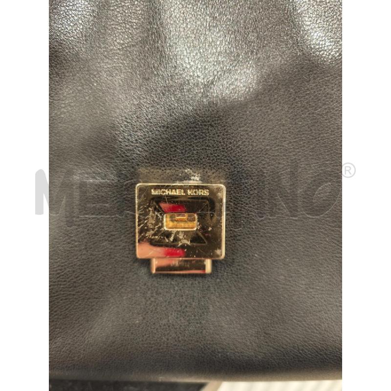 BORSETTA DONNA MICHAEL KORS NERA E DORATA | Mercatino dell'Usato Campobasso 4