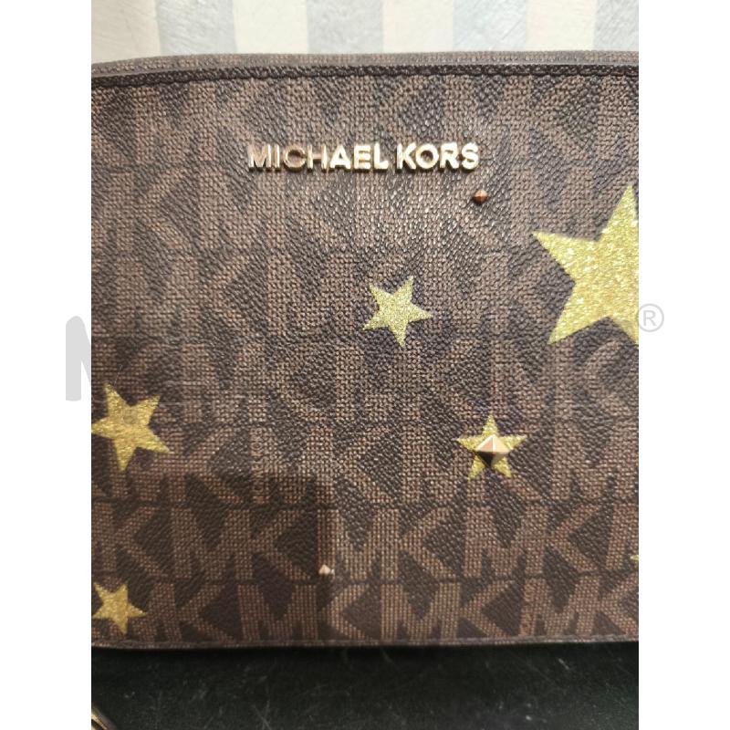 BORSETTA DONNA MICHAEL KORS STELLE DORATE | Mercatino dell'Usato Campobasso 2
