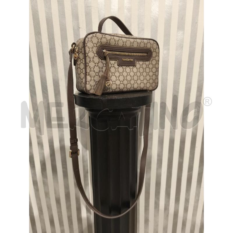 BORSETTA DONNA NERO GIARDINI BEIGE E TORTORA | Mercatino dell'Usato Campobasso 1