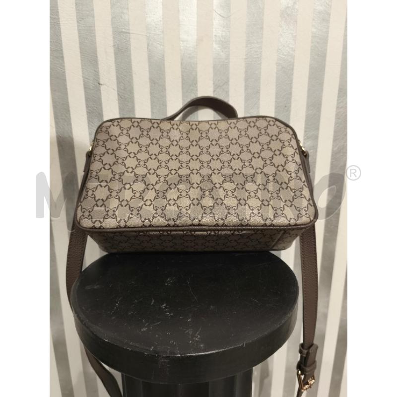 BORSETTA DONNA NERO GIARDINI BEIGE E TORTORA | Mercatino dell'Usato Campobasso 3