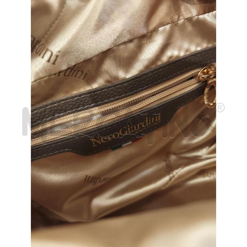 BORSETTA DONNA NERO GIARDINI BEIGE E TORTORA | Mercatino dell'Usato Campobasso 4