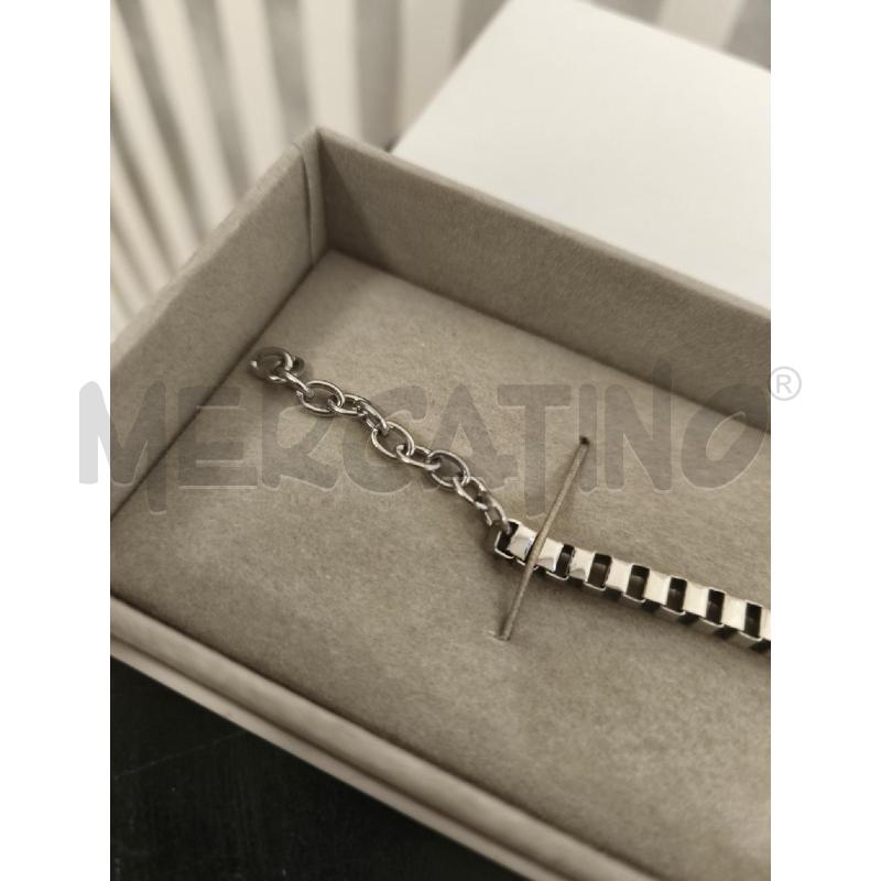 BRACCIALE CESARE PACIOTTI SILVER SEZIONI NERE | Mercatino dell'Usato Campobasso 4