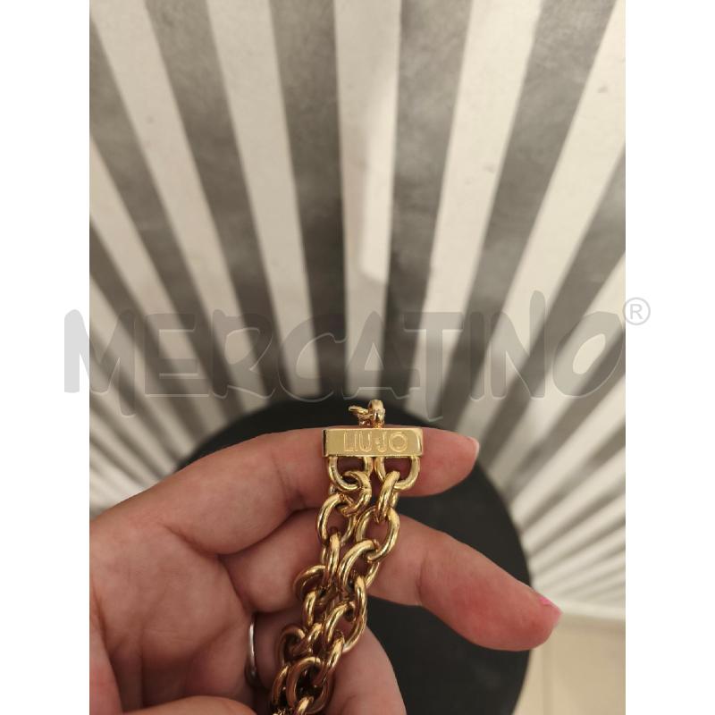 BRACCIALE LIU JO CATENE CON CIONDOLI INIZIALI | Mercatino dell'Usato Campobasso 2