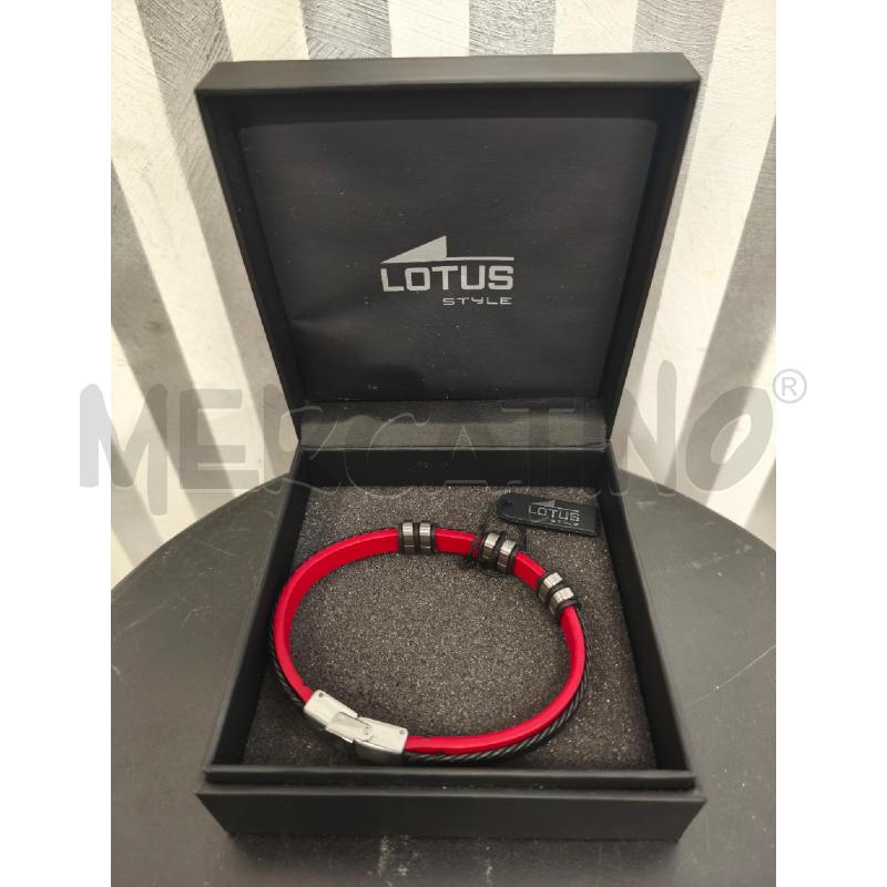 BRACCIALE LOTUS ROSSO NERO | Mercatino dell'Usato Campobasso 1