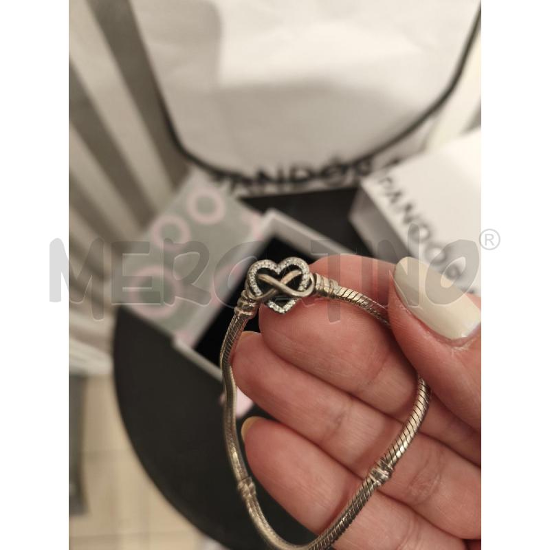 BRACCIALE PANDORA CHIUSURA CUORE INFINITO | Mercatino dell'Usato Campobasso 4