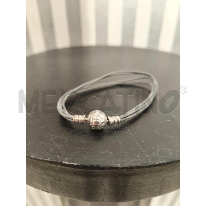 BRACCIALE PANDORA LACCI GRIGI | Mercatino dell'Usato Campobasso 2