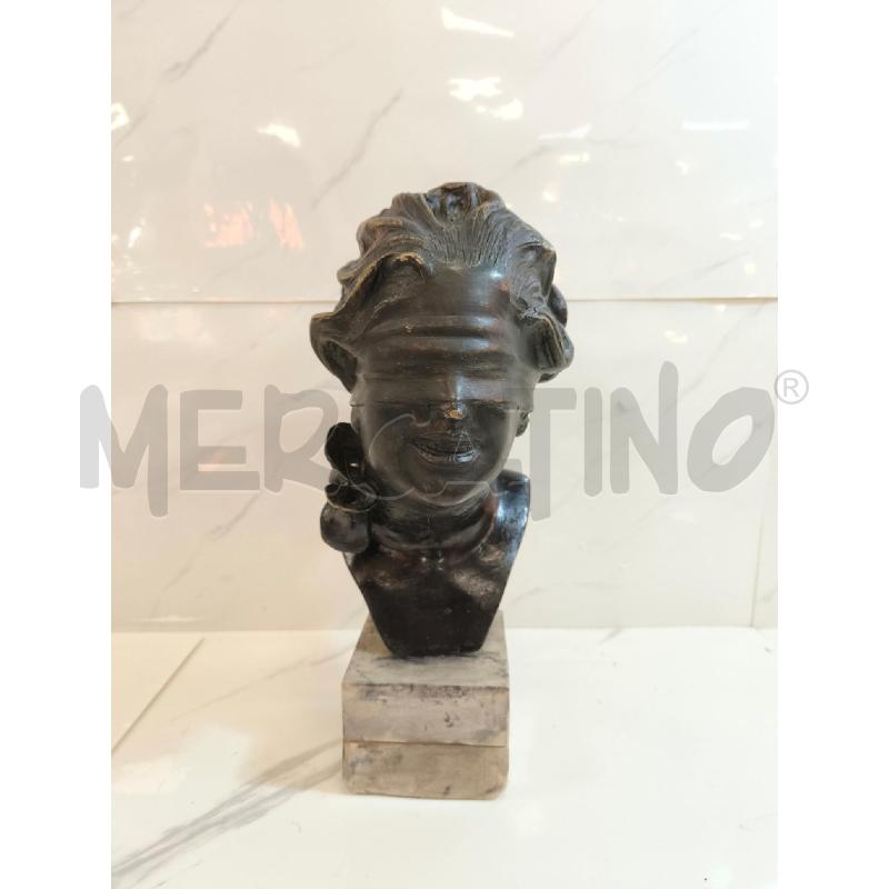 BRONZO DEA BENDATA BASE TRAVERT H 30 CM | Mercatino dell'Usato Campobasso 1
