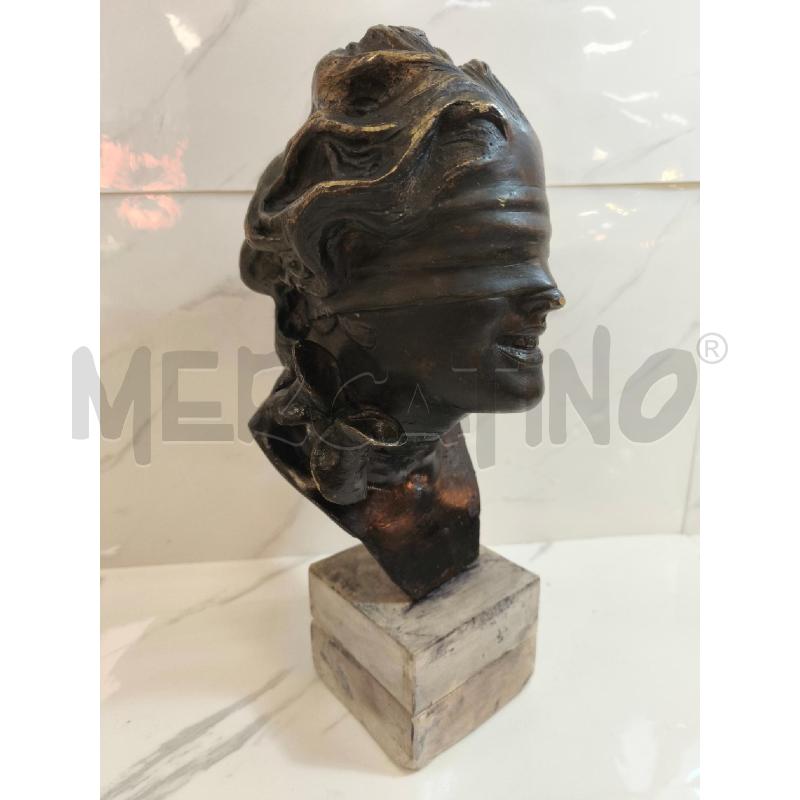 BRONZO DEA BENDATA BASE TRAVERT H 30 CM | Mercatino dell'Usato Campobasso 2