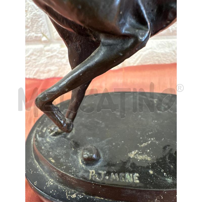 BRONZO LEVRIERO RIP MENE H 18,5 CM  C. | Mercatino dell'Usato Campobasso 2