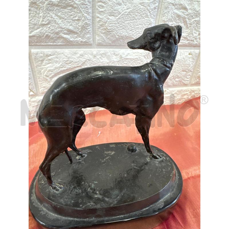 BRONZO LEVRIERO RIP MENE H 18,5 CM  C. | Mercatino dell'Usato Campobasso 3