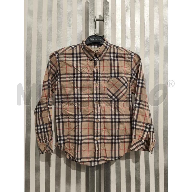 CAMICIA BAMBINO BURBERRY BEIGE CHECK | Mercatino dell'Usato Campobasso 1