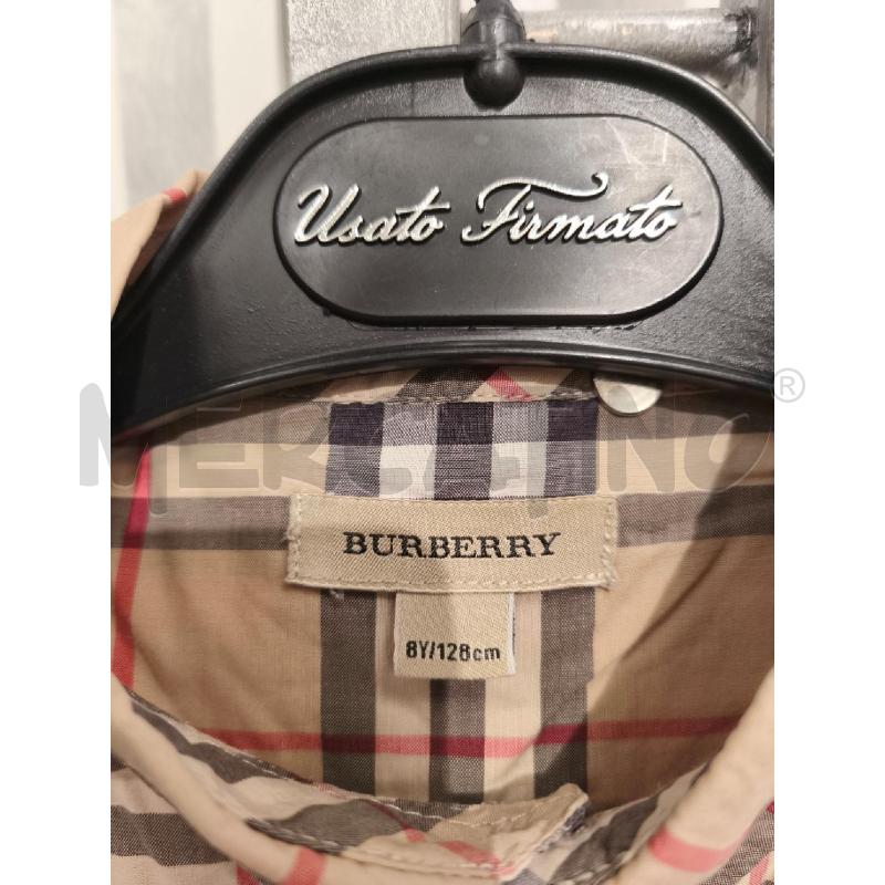 CAMICIA BAMBINO BURBERRY BEIGE CHECK | Mercatino dell'Usato Campobasso 2