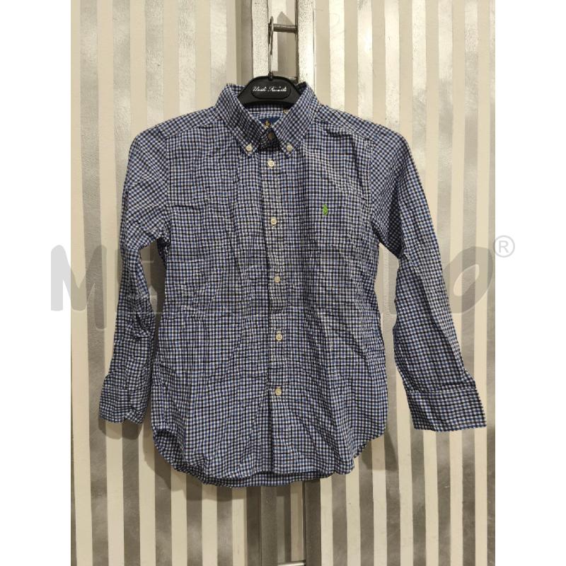 CAMICIA BAMBINO RALPH LAUREN QUADRETTI BIANCHI BLU | Mercatino dell'Usato Campobasso 1