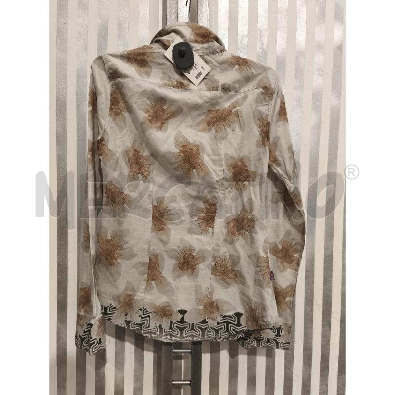 CAMICIA DONNA BLAUER BEIGE FIORI BEIGE SCURO | Mercatino dell'Usato Campobasso 4
