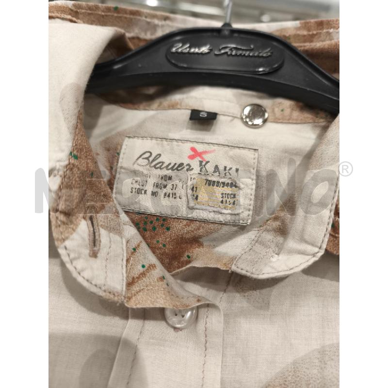 CAMICIA DONNA BLAUER BEIGE FIORI BEIGE SCURO | Mercatino dell'Usato Campobasso 5